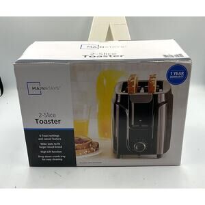 Mainstays 2-Slice Toaster - Wide Slots, High Lift